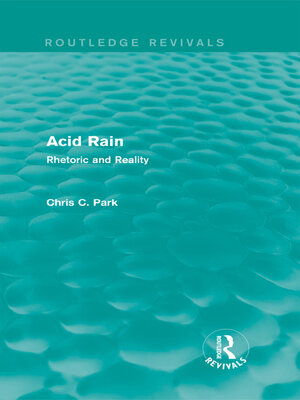 cover image of Acid Rain (Routledge Revivals)